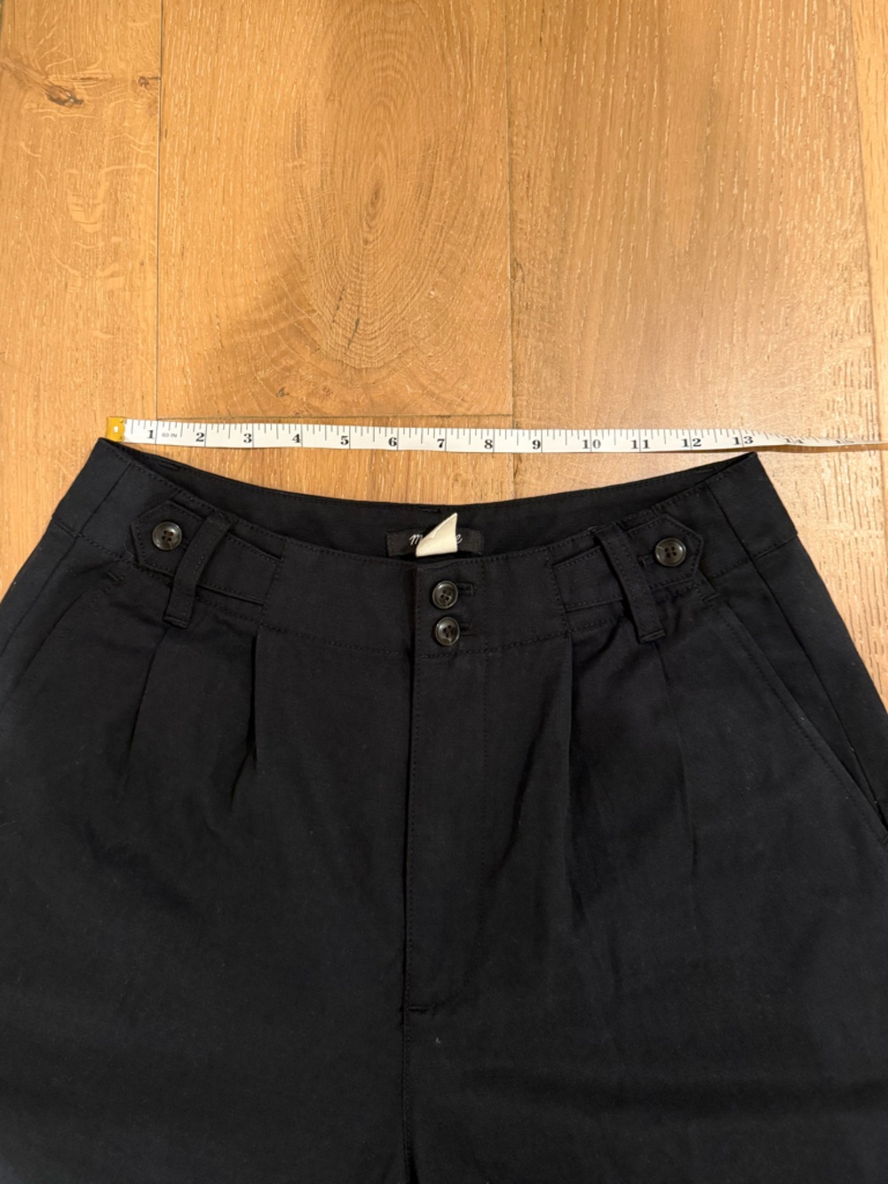 Madewell The Harlow Black Wide-Leg Pants - size 4 - Picture 8 of 10